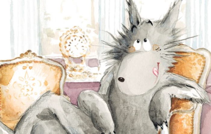 copertina del libro La letterina di Lupo a Babbo Natale